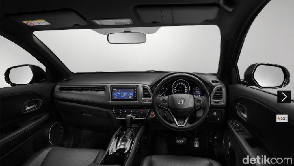 Interior Serba Hitam Honda HR-V