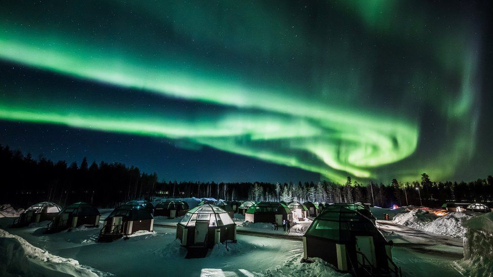 Letusan Matahari timbulkan badai geomagnetik sehingga Aurora Borealis tampak lebih jelas