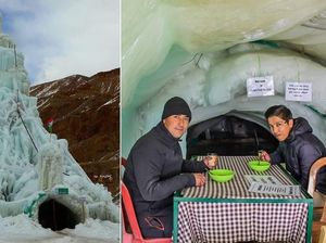 Kafe Unik Ini Terletak di Dalam Gletser Es di Ketinggian 14 Ribu Kaki!