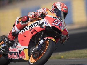 Kualifikasi MotoGP Prancis: Sempat Crash, Marquez Rebut Pole Position