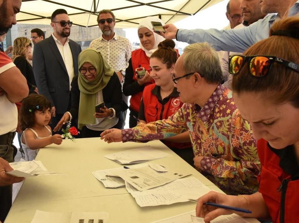 RI Berikan Bantuan untuk Pengungsi Suriah di Lebanon RI Berikan Bantuan untuk Pengungsi Suriah di Lebanon