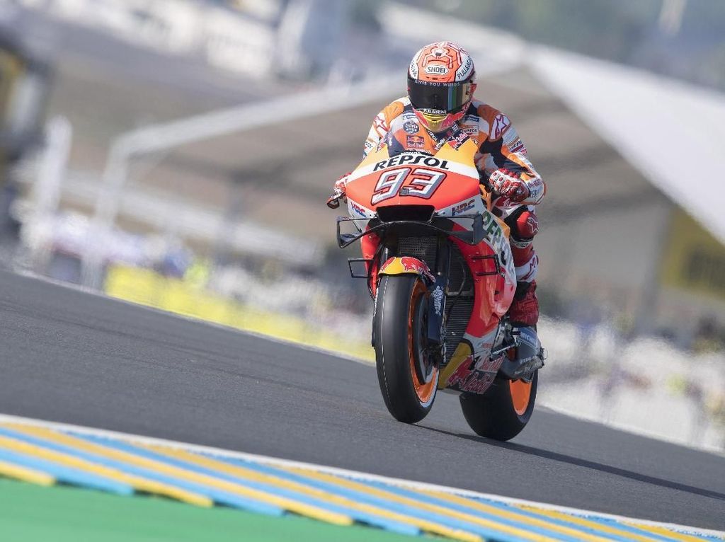 Demi Jalankan Strategi, Marquez Rela Crash di Kualifikasi MotoGP Prancis Demi Jalankan Strategi, Marquez Rela Crash di Kualifikasi MotoGP Prancis