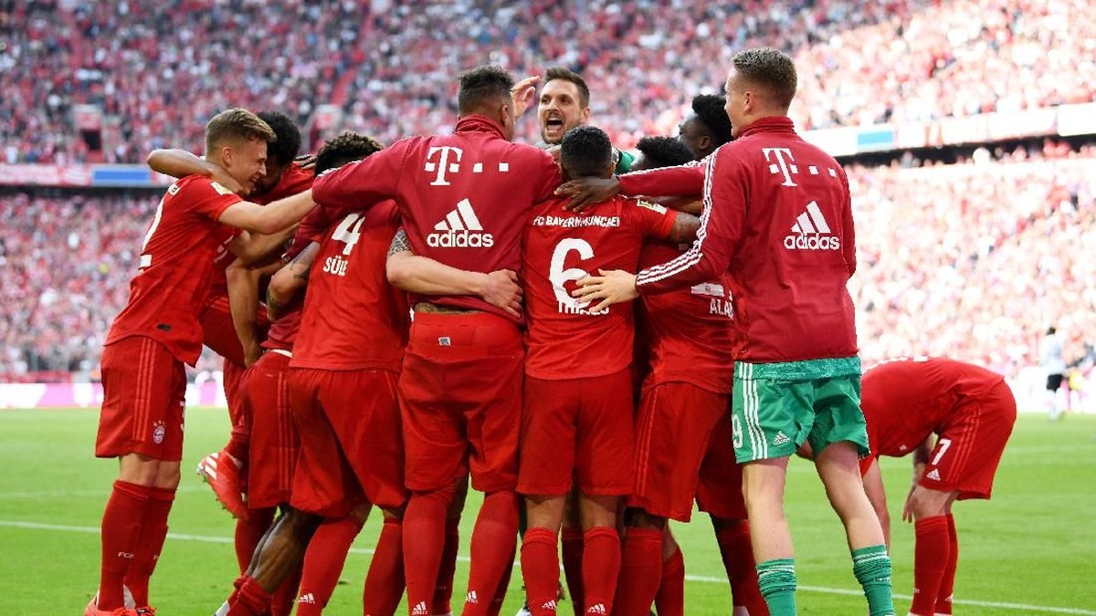 Bayern Munich juara Bundesliga 2018/2019. (Foto: Andreas Gebert / Reuters)