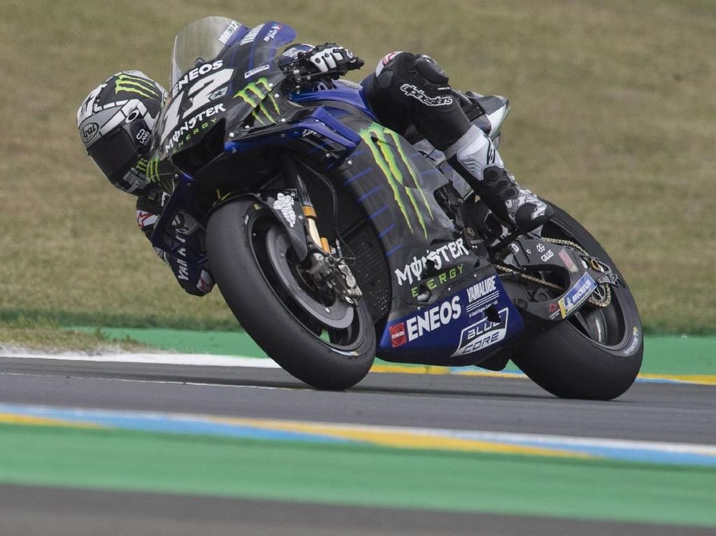 Lagi, Vinales Kalahkan Marquez di FP3 MotoGP Prancis