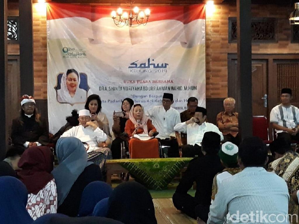 Jelang 22 Mei, Istri Gus Dur Imbau Masyarakat Tetap Tenang Jelang 22 Mei, Istri Gus Dur Imbau Masyarakat Tetap Tenang