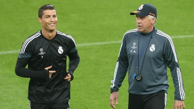 Carlo Ancelotti punya catatan bagus dalam duel lawan Juergen Klopp.