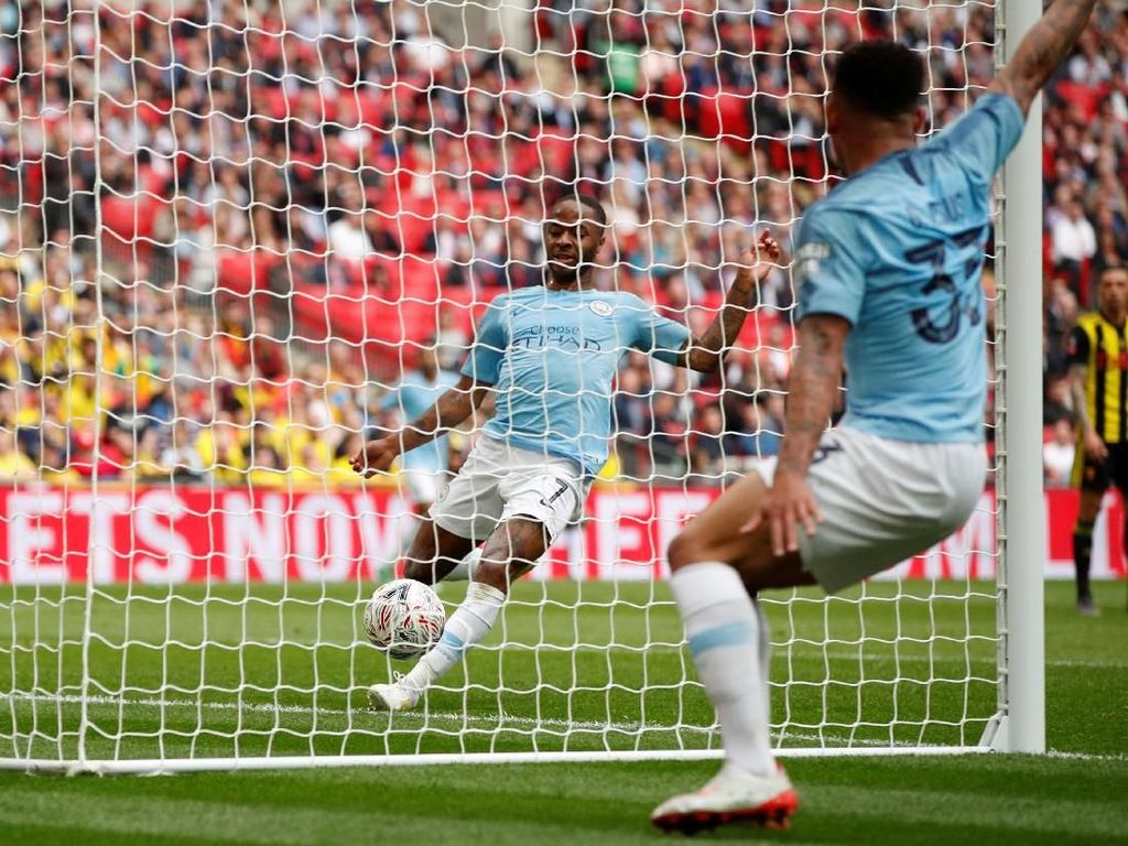 Gol Kedua Man City Diberikan ke Jesus, Sterling Batal Hat-trick Gol Kedua Man City Diberikan ke Jesus, Sterling Batal Hat-trick