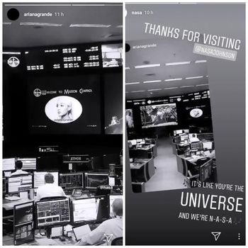 Instagram Story Ariana dan NASA