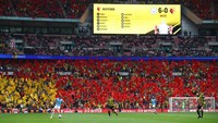 Enam gol digelontorkan Man City ke gawang Watford di Stadion Wembley, Sabtu (18/5/2019) malam WIB. Gol-gol City lahir dari David Silva, Kevin De Bruyne, Gabriel Jesus, dan hat-trick Raheem Sterling. (Foto: Julian Finney/Getty Images)