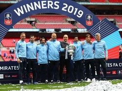 Guardiola Yakin Bakal Ada Tim Inggris yang Samai Treble Domestik City