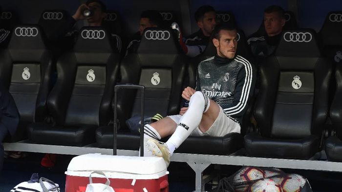 Gareth Bale hanya duduk di bench pada laga terakhir Real Madrid di Liga Spanyol musim ini (Denis Doyle/Getty Images) Gareth Bale hanya duduk di bench pada laga terakhir Real Madrid di Liga Spanyol musim ini (Denis Doyle/Getty Images)