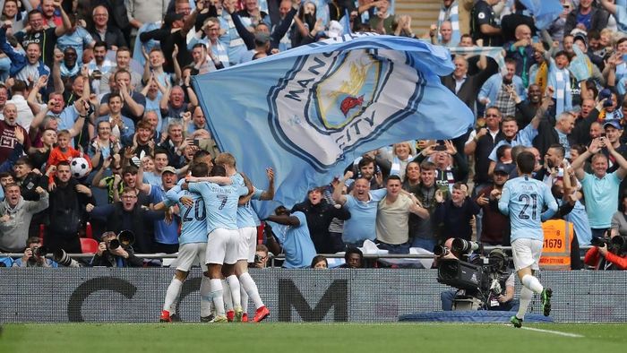 Manchester City tim Inggris pertama yang paling banyak menang dalam semusim. (Foto: Richard Heathcote/Getty Images) Manchester City tim Inggris pertama yang paling banyak menang dalam semusim. (Foto: Richard Heathcote/Getty Images)