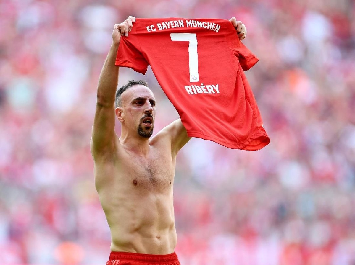 Franck Ribery memenangi sembilan titel Bundesliga, menjadi pemain tersukses di kompetisi itu. (Foto: Andreas Gebert / Reuters)