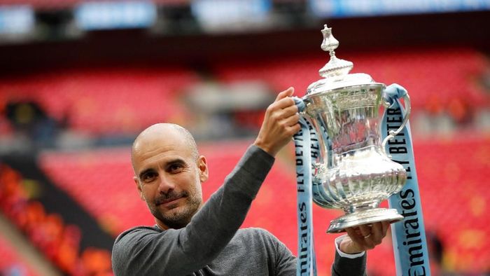 Treble domestik lebih sulit untuk Pep Guardiola ketimbang Liga Champions (John Sibley/Reuters) Treble domestik lebih sulit untuk Pep Guardiola ketimbang Liga Champions (John Sibley/Reuters)