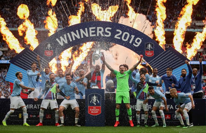 Manchester City menciptakan statistik luar biasa usai memenangi Piala FA 2018/19. (Foto: Richard Heathcote / Getty Images) Manchester City menciptakan statistik luar biasa usai memenangi Piala FA 2018/19. (Foto: Richard Heathcote / Getty Images)