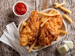 Masak Apa Hari Ini : Fish and Chips dan Sup Krim Jamur ala Restoran