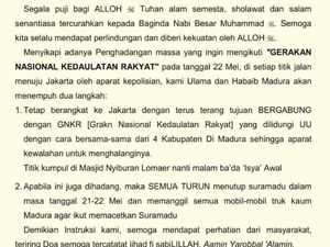 Ulama Madura Batal Blokir Jembatan Suramadu, ini Alasannya