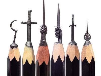 Kreatif Nih, Ujung Pensil Bisa Dibentuk ala Game Of Thrones