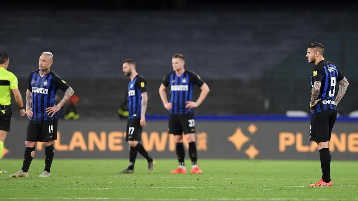 Inter Milan takluk 1-4 dari Napoli. (Foto: Francesco Pecoraro/Getty Images)