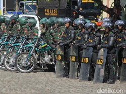 Pastikan Sulsel Aman Jelang 22 Mei, TNI-Polri Gelar Patroli Gabungan