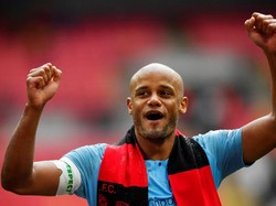 Vincent Kompany menjadi salah satu lulusan terbaik akademi Anderlecht, yang memang dikenal mampu mencetak pemain-pemain berkualitas. Selain Kompany, ada pula Romelu Lukaku dan Youri Tielemans yang kini berkarier di Premier League. (Foto: REUTERS/Toby Melville)