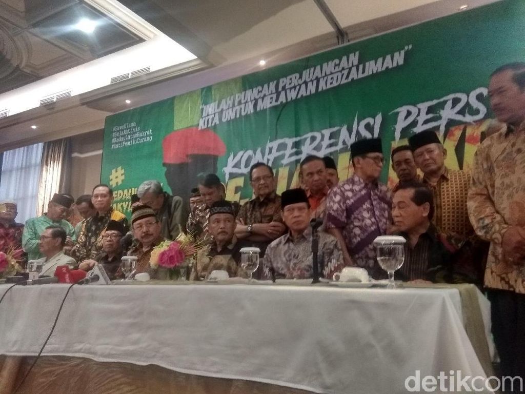 Lieus-Eggi Ditahan, Purnawirawan Pro-Prabowo Bantah Rencana Makar Lieus-Eggi Ditahan, Purnawirawan Pro-Prabowo Bantah Rencana Makar