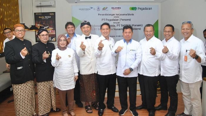 Pasarkan Tabungan Emas, Pegadaian Gandeng Garuda, Ptpn Dan Taspen