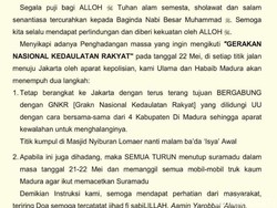 Ulama Madura Ancam Tutup Suramadu Jika Dihadang Berangkat ke Jakarta