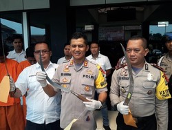 Bawa Celurit buat Tawuran, 3 Remaja di Bekasi Ditangkap Polisi