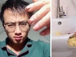 Keren! Pria Ini Tambah Wastafel yang Rusak dengan Mie Instan