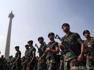 TNI Gelar Apel Pengamanan Jelang 22 Mei