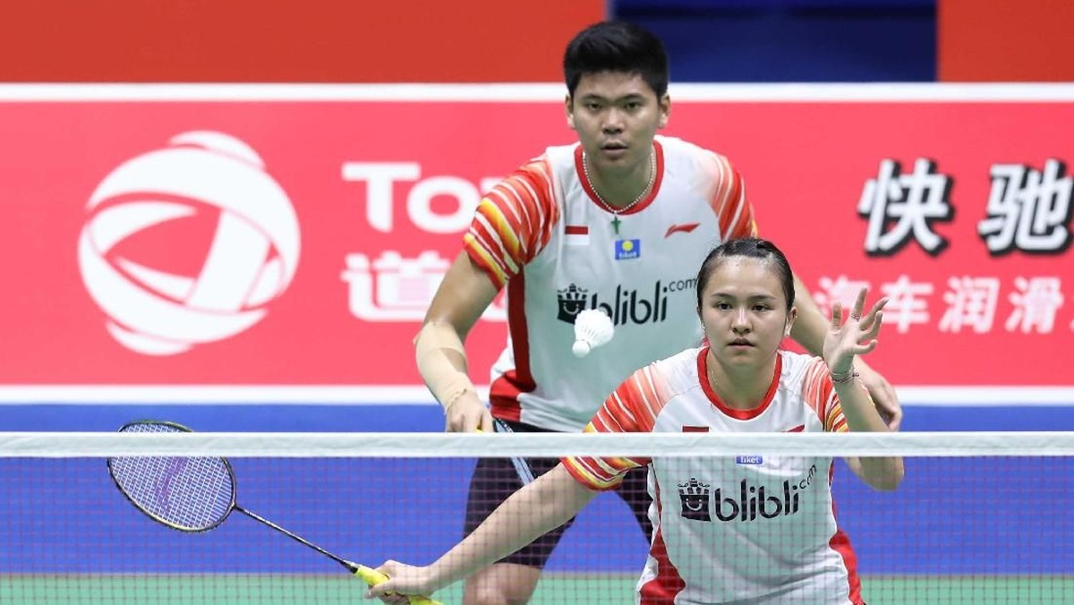 Praveen Jordan/Melati Daeva Oktavianti menjadi runner-up turnamen bulutangkis Australia Terbuka 2019. (dok Humas PP PBSI)