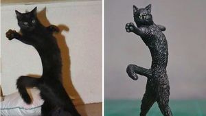 Gemas! Ketika Meme Hewan Dijadikan Karya Patung 3D