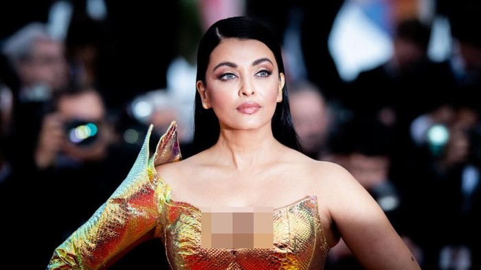 Tetap memukai, Aishwarya Rai punya diam-diam bagus dan sehat yang simpel. Foto: Getty Images