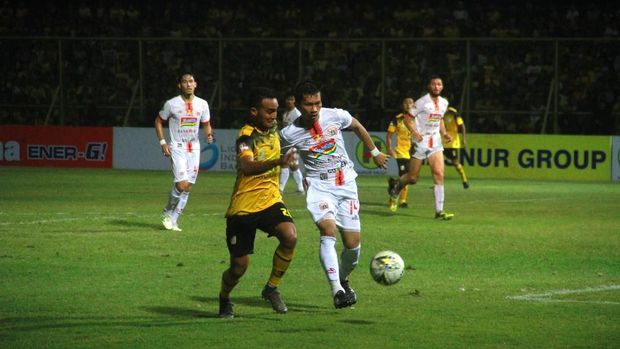 Barito Putera terpuruk di dasar klasemen sementara Liga 1 2019. (