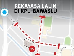 Ini Rekayasa Lalin KPU-Bawaslu Terkait Demo Pemilu
