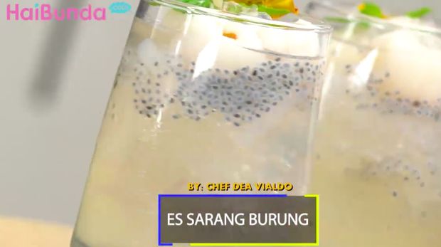 Menu Buka Puasa: Es Sarang Burung, Segarnya Sejukkan Suasana
