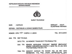 Kawal Rekapitulasi Pemilu, Polri Siaga 1 pada 21-25 Mei 2019
