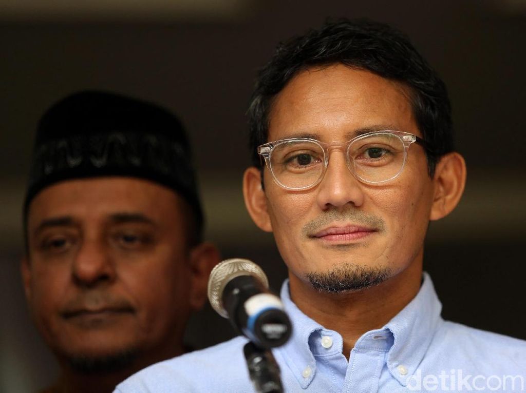 Soal Pertemuan JK-Prabowo, Sandi: Komunikasi Politik Soal Pertemuan JK-Prabowo, Sandi: Komunikasi Politik