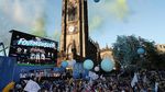 Arak-arakan Juara Man City Birukan Kota Manchester