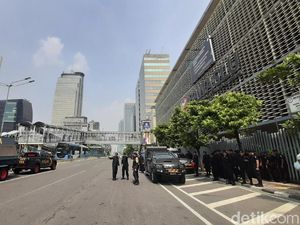 Jalan di Depan Bawaslu Ditutup Pasca-penetapan Hasil Rekapitulasi Pemilu