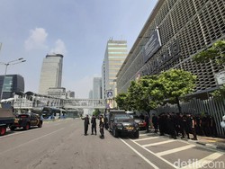 Jalan di Depan Bawaslu Ditutup Pasca-penetapan Hasil Rekapitulasi Pemilu