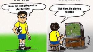 Ilustrasi Menohok Beda Kehidupan Dulu dan Sekarang