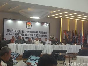 Penetapan Hasil Pilpres: Jokowi 55,50%, Prabowo 44,50% Penetapan Hasil Pilpres: Jokowi 55,50%, Prabowo 44,50%