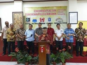 Ahmad Basarah dkk Minta Masyarakat Hormati Hasil Pemilu