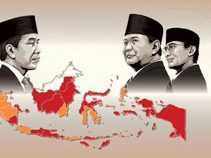 Infografis Peta Kemenangan Jokowi di Pilpres 2019