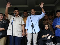 Dengar Laporan Ahli, Prabowo-Sandiaga Diskusi Gugatan Pilpres di MK