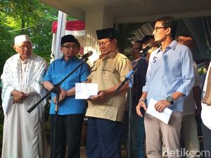 Prabowo: Aksi Kekerasan Semalam Jangan Terjadi Lagi