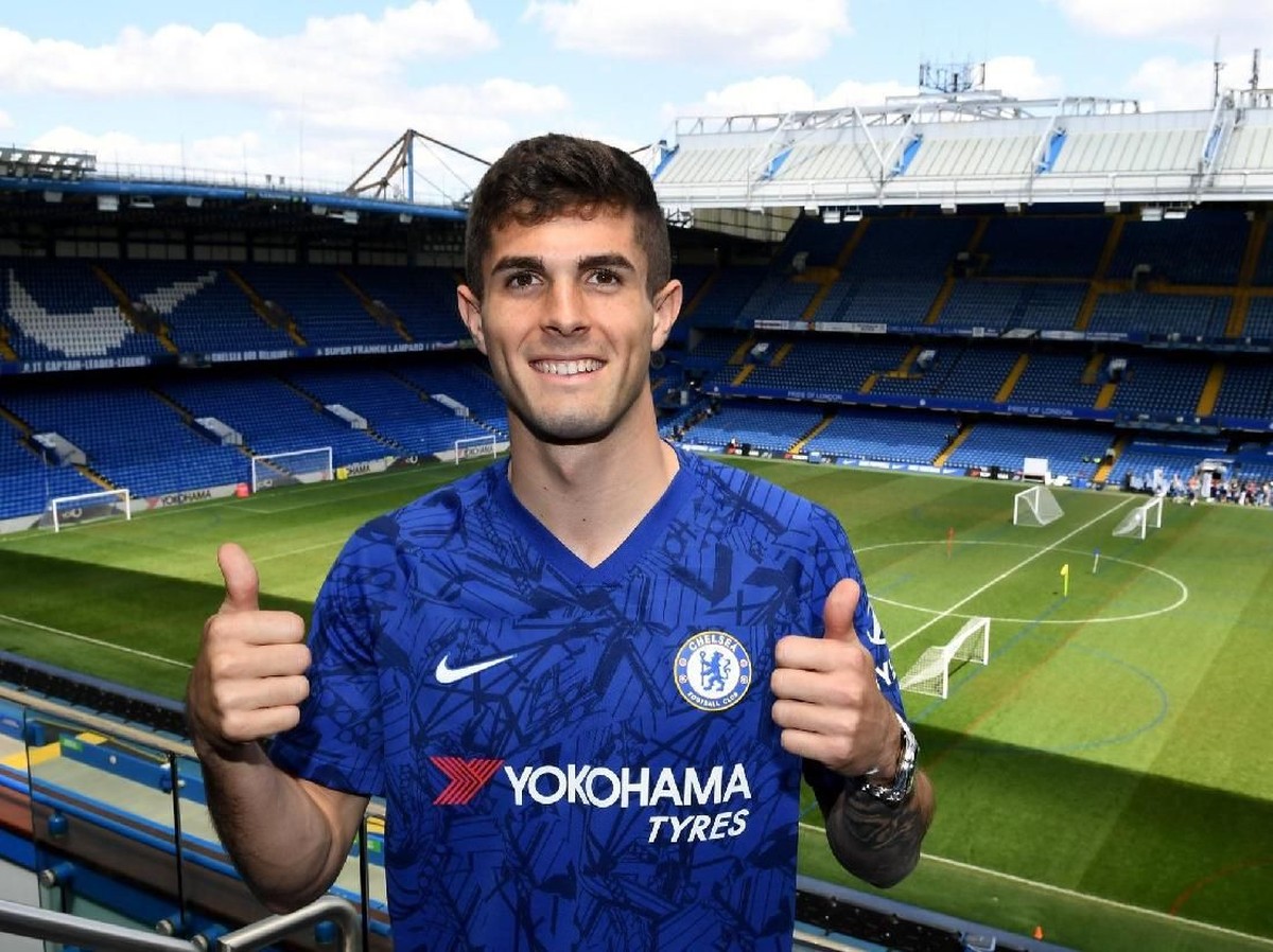 Christian Pulisic mengidolai Eden Hazard, akankah dia jadi penggantinya di Chelsea? (Twitter)