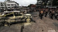 Polisi Terus Bersiaga di Halaman Asrama Brimob Petamburan